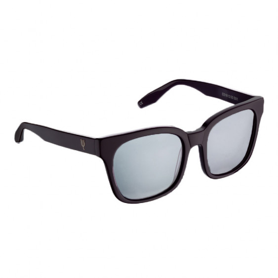 Lunettes de soleil Elsa Lee Paris forme carr e en plastique noir