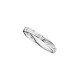 Elsa Lee Paris sterling silver wedding ring for women, with 5 Cubic Zirconia in a modern circle design
