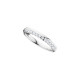 Elsa Lee Paris feminine wedding ring crafted in silver with glittering Cubic Zirconia