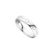 Men wedding ring from Elsa Lee Paris, crafted in sterling silver, geometric circles