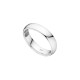 Simply designed wedding ring for men by Elsa Lee Paris, crafted in sterling silver 