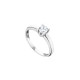 Elsa Lee Paris sterling silver ring, with diamond cut Cubic Zirconia