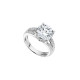 Bague Elsa Lee Paris, collection Tradition, en argent massif et oxydes de Zirconium éclatants