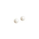 Boucles d'oreilles puces Elsa Lee Paris, deux perles blanches 6 mm