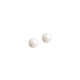 Elsa Lee Paris sterling silver earrings, from Pearls collection, two white pearls of 6mm