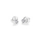 Boucles d'Oreilles de la collection Tradition Elsa Lee Paris en argent 925, format puces avec Zirconia