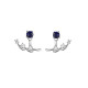 Boucles d'oreilles Saphir