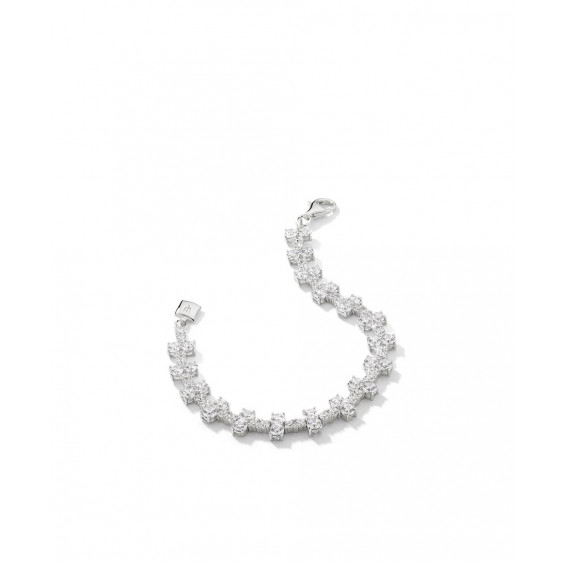 Bracelet Elsa Lee Paris tour de bras, Argent 925, avec oxydes de Zirconium blancs