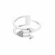 Silver Arrow ring in 925 silver by Elsa Lee Paris 