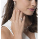 Elsa Lee Paris sterling silver ring from our Heavenly collection, with white pearls and Zirconia
