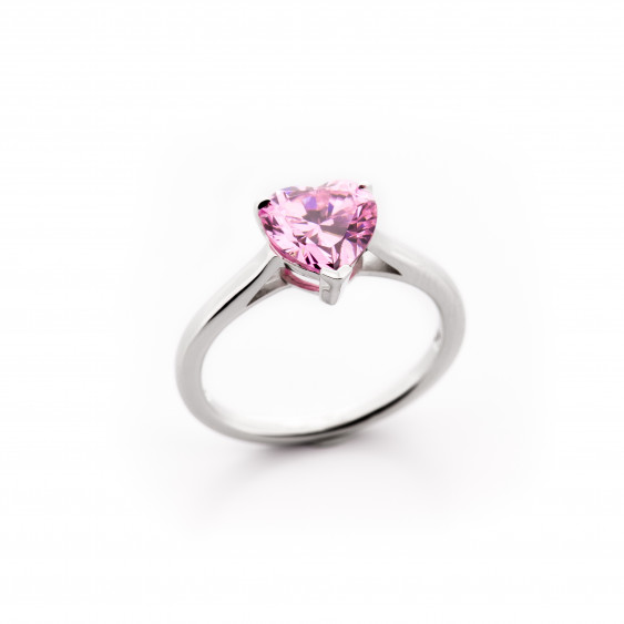 Bague Coeur Rose