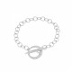 Bracelet argent rhodié collection Love