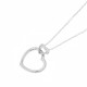 Collier argent rhodié collection Love