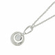 Cercle Silver necklace from the silver jewellery collection Ondine by Elsa Lee Paris 