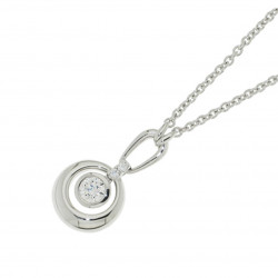 Collier cercle en argent 925 de la collection Ondine par Elsa Lee Paris 