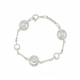 Bracelet cercle argent - Bracelet motif rond en argent par Elsa Lee