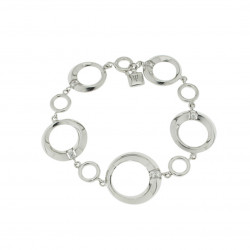 Bracelet Cercle en argent rhodié et oxydes de zirconium