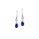 Boucles d'oreilles Saphir