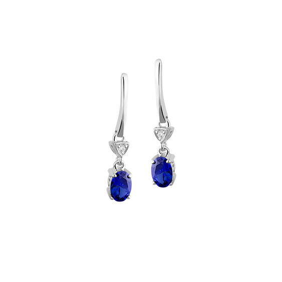 Boucles d'oreilles Saphir