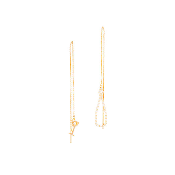 Cheers! Asymmetrical Chain Earrings