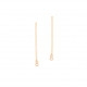 Lucky Dangling Chain Earrings