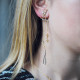 Boucles d'oreilles asymétriques Cheers!