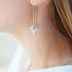 Origami Crane Asymmetrical Earrings