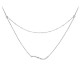 Collier double rangs allure rock en argent 925 de la collection Alizée