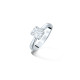 Bague Parfaite Elsa Lee Paris, en argent 925 et oxyde de ZIrconium serti griffes