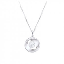 Eye Circle necklace in silver 925