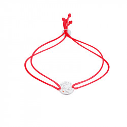 Bracelet Clear Spirit Elsa Lee, message sur cordon rouge