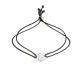 Bracelet Clear Spirit Elsa Lee, message sur cordon noir