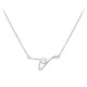 Collier perle blanche en argent de la collection Lorelei