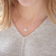 Collier coeur en argent 925 de la collection Capucine