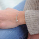 Bracelet coeur en argent 925 de la collection Capucine