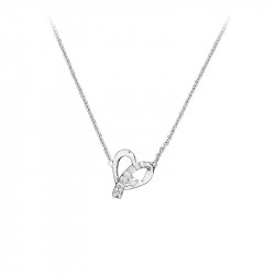 Collier coeur en argent 925 de la collection Capucine