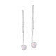 Boucles d'oreilles Coeurs nacrés en argent 925 de la collection Love 