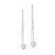 Boucles d'oreilles Coeurs nacrés en argent 925 de la collection Love 