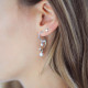 La Vie en Rose Ear Jacket Earrings