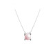 Collier La vie en rose perle rose