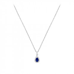 Marine Sapphire Necklace