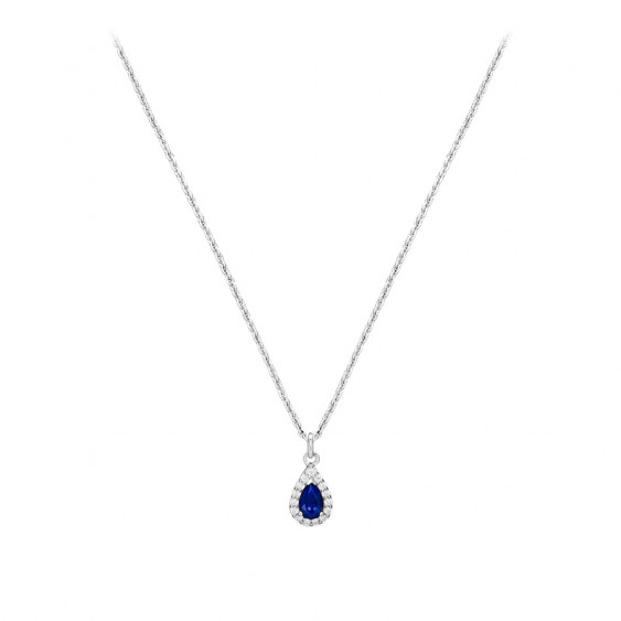 Marine Sapphire Necklace