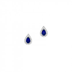 Marine Sapphire Earrings