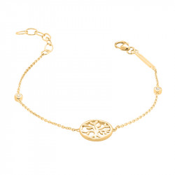 Tree of life Bracelet in gilding silver by Elsa Lee Paris 