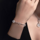 Bracelet cercle argent - Bracelet motif rond en argent par Elsa Lee
