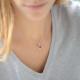 Marine Sapphire Necklace