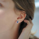 Marine Sapphire Earrings