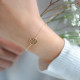 Bracelet Arbre de Vie dorée en argent signé Elsa Lee Paris 