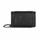 Black quilted leather handbag by Elsa Lee Paris 