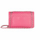 Black quilted leather handbag by Elsa Lee Paris 